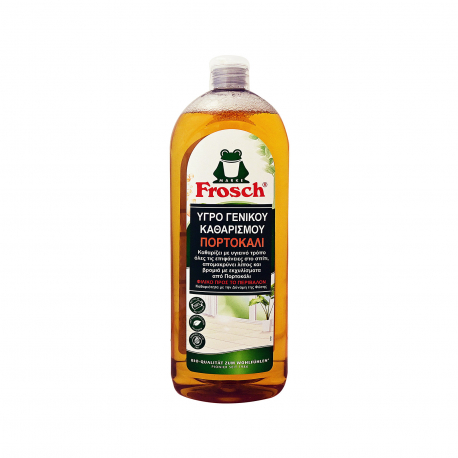 Frosch υγρό γενικού καθαρισμού πορτοκάλι - vegan (750ml)