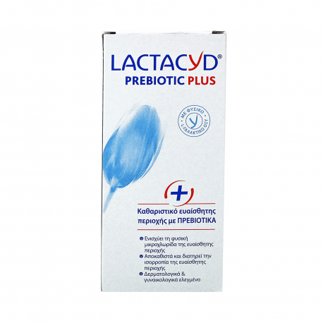 Lactacyd υγρό ευαίσθητης περιοχής prebiotic plus με πρεβιοτικά (200ml)