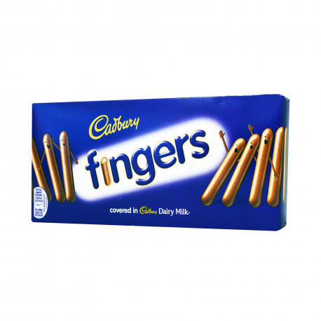 CADBURY ΜΠΙΣΚΟΤΑ FINGERS MILK CHOCOLATE - Προϊόντα που μας ξεχωρίζουν (114g)