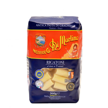 PASTIFICIO G. DI MARTINO ΠΑΣΤΑ ΖΥΜΑΡΙΚΩΝ DOLCE & GABBANA RIGATONI (500g)