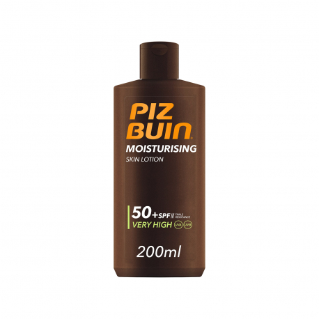 Piz buin αντηλιακό γαλάκτωμα moisturising very high, spf50+ (200ml)