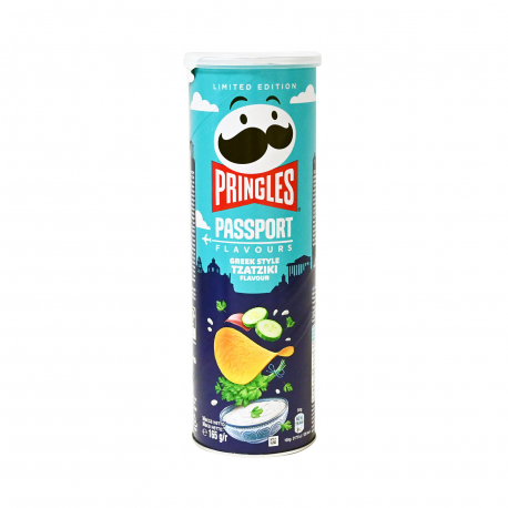 Pringles τσιπς πατατάκια passport greek style tzatziki (165g)