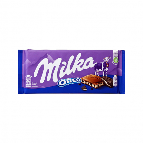 Milka σοκολάτα γάλακτος oreo (100g)