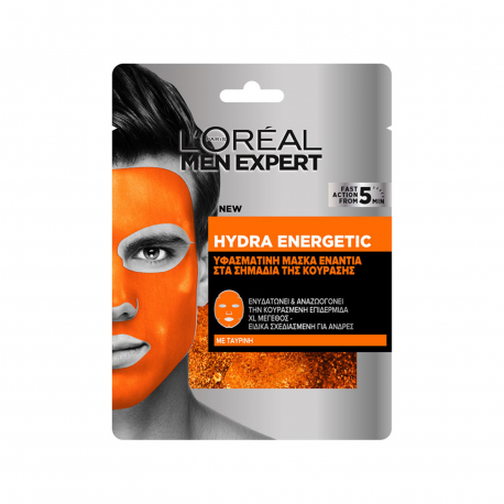 L'OREAL ΜΑΣΚΑ ΥΦΑΣΜΑΤΙΝΗ ΠΡΟΣΩΠΟΥ ΑΝΤΡΙΚΗ MEN EXPERT / HYDRA ENERGY (30g)