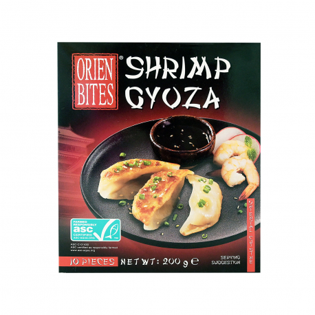 Orien bites ντάμπλινγκ κτψ shrimp gyoza 10 τεμάχια (200g)