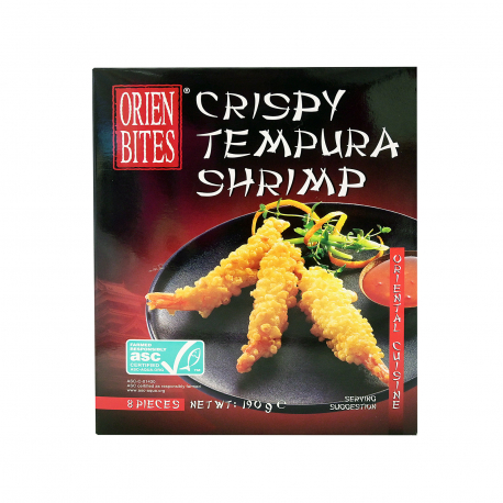 ORIEN BITES ΓΑΡΙΔΕΣ ΠΑΝΕ ΚΑΤΕΨΥΓΜΕΝΕΣ CRISPY TEMPURA SHRIMP (190g)