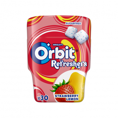 ORBIT ΤΣΙΧΛΕΣ REFRESHERS STRAWBERRY LEMON (30τεμ)