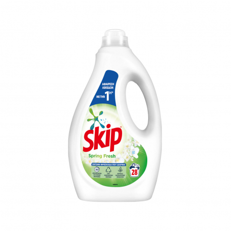 SKIP ΥΓΡΟ ΑΠΟΡΡΥΠΑΝΤΙΚΟ ΠΛΥΝΤΗΡΙΟΥ ΡΟΥΧΩN SPRING FRESH 1,4 LT (28μεζ)