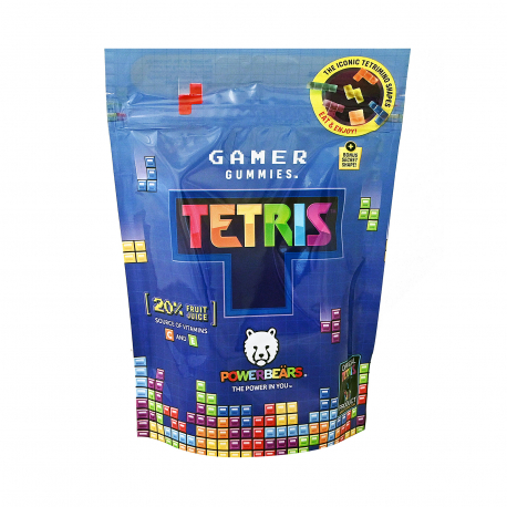 Powerbears ζελεδάκια tetris gamer - χωρίς γλουτένη (125g)