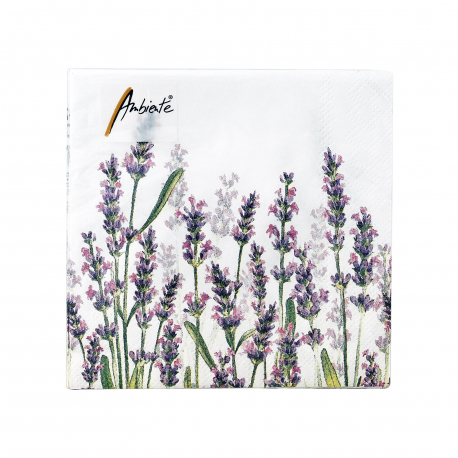 AMBIENTE ΧΑΡΤΟΠΕΤΣΕΤΕΣ ΜΙΚΡΕΣ 12515985 LAVENDER SHADES - Προϊόντα που μας ξεχωρίζουν 25 X25 ΕΚ, 20 ΤΕΜΑΧΙΑ (66g)