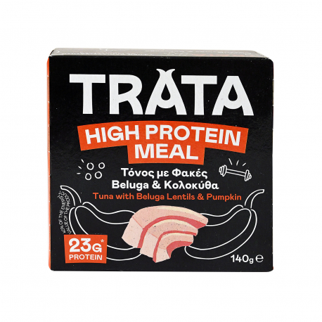 Trata τόνος high protein meal με φακές beluga & κολοκύθα (140g)