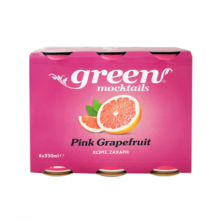 Green αναψυκτικό mocktails pink grapefruit (6x330ml)