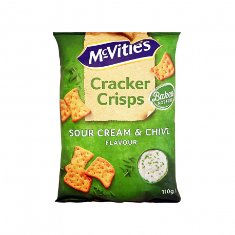 Macvitie's κράκερ sour cream & chive (110g)