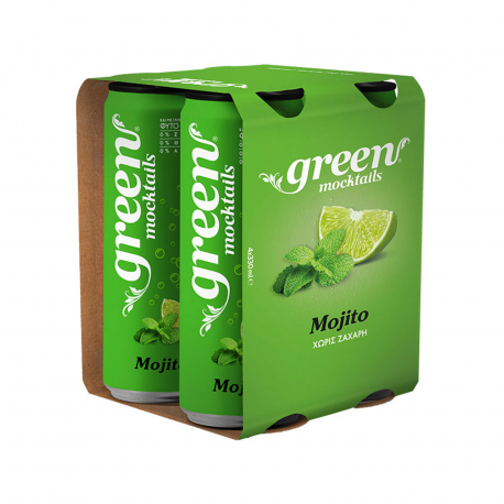 Green αναψυκτικό mocktails mojito (4x330ml)