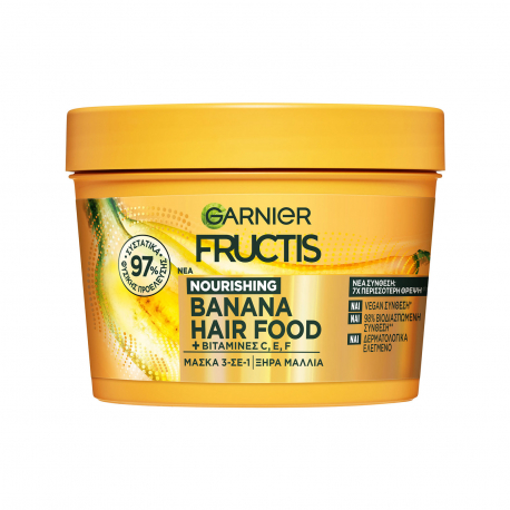 Fructis μάσκα μαλλιών nourishing banana hair food (400ml)