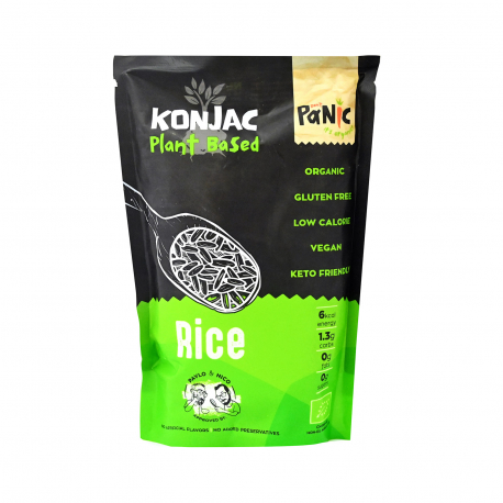 Konjac ρύζι - βιολογικό, χωρίς γλουτένη, vegan (270g)