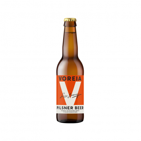 Voreia μπίρα pilsner - χωρίς γλουτένη, vegan (330ml)
