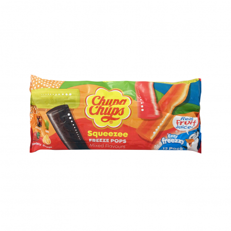CHUPA CHUPS ΓΡΑΝΙΤΑ SQUEEZEE FREEZE POPS MIXED FLAVOURS (50ml)