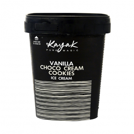 Kayak παγωτό οικογενειακό vanilla choco cream cookies (500ml)