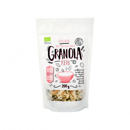 Diet food δημητριακά granola keto - βιολογικό (200g)