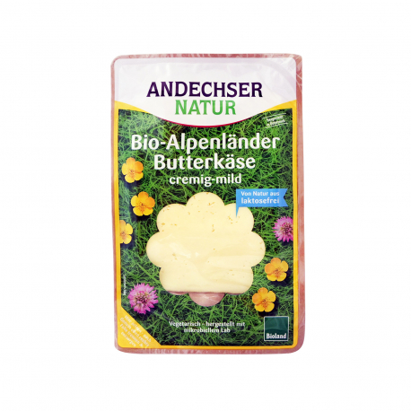 Andechser natur τυρί ημίσκληρο - βιολογικό, χωρίς λακτόζη σε φέτες (150g)