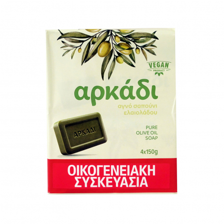 Αρκάδι σαπούνι πράσινο (4x150g)