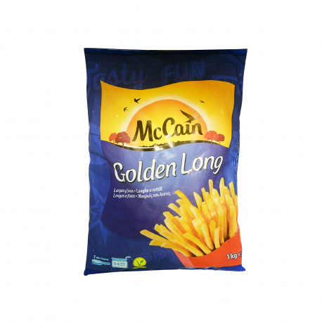 McCain πατάτες κατεψυγμένες golden long μακριές & λεπτές - vegetarian, vegan (1kg)