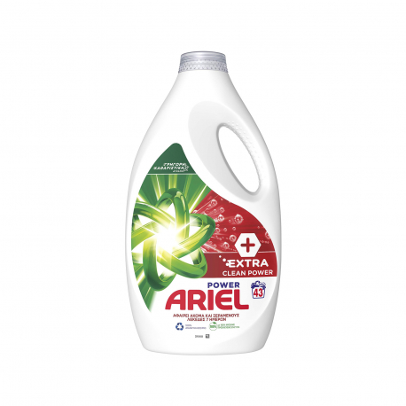 ARIEL ΥΓΡΟ ΑΠΟΡΡΥΠΑΝΤΙΚΟ ΠΛΥΝΤΗΡΙΟΥ ΡΟΥΧΩN EXTRA CLEAN POWER 2150 ML (43μεζ)