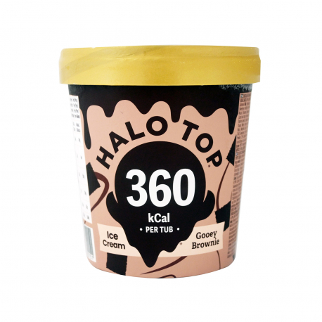 HALO TOP ΠΑΓΩΤΟ ΟΙΚΟΓΕΝΕΙΑΚΟ 360 GOOEY BROWNIE (460ml)