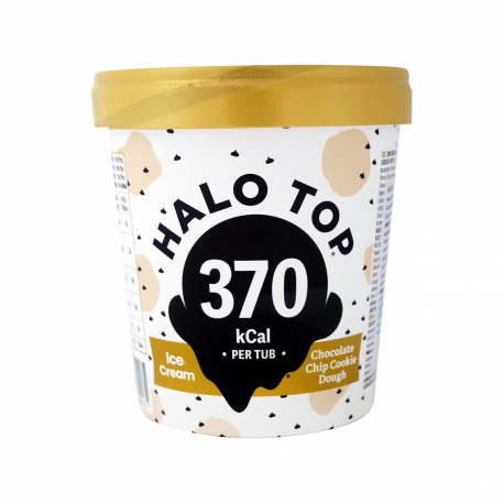 HALO TOP ΠΑΓΩΤΟ ΟΙΚΟΓΕΝΕΙΑΚΟ 370 CHOCOLATE CHIP COOKIE DOUGH (460ml)