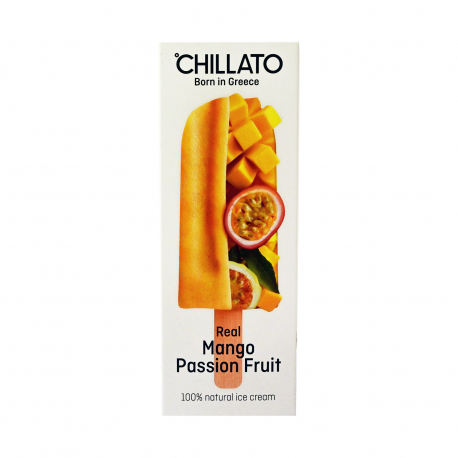 CHILLATO ΠΑΓΩΤΟ ΑΤΟΜΙΚΟ MANGO PASSION FRUIT ΞΥΛΑΚΙ (60g)