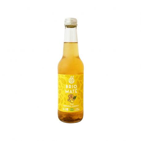 BRIO MATE ΡΟΦΗΜΑ ΑΝΘΡΑΚΟΥΧΟ GINGER - Βιολογικό (330ml)