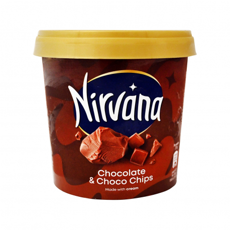 NIRVANA ΠΑΓΩΤΟ ΟΙΚΟΓΕΝΕΙΑΚΟ CHOCOLATE & CHOCO CHIPS (578g)