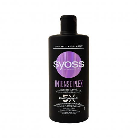 Syoss σαμπουάν μαλλιών plex intense (440ml)