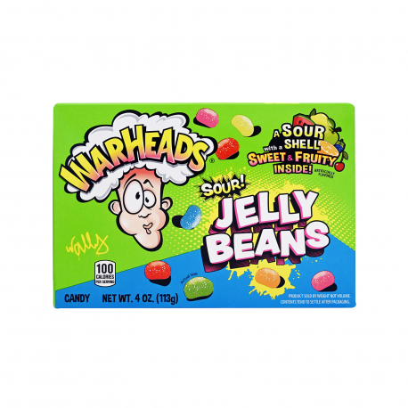 Warheads καραμελάκια jelly beans sour (113g)