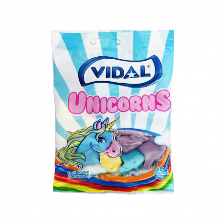 Vidal καραμέλες ζελεδάκια unicorn (90g)