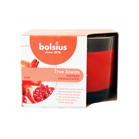 Bolsius κερί αρωματικό 63/90 true scents pomegranate