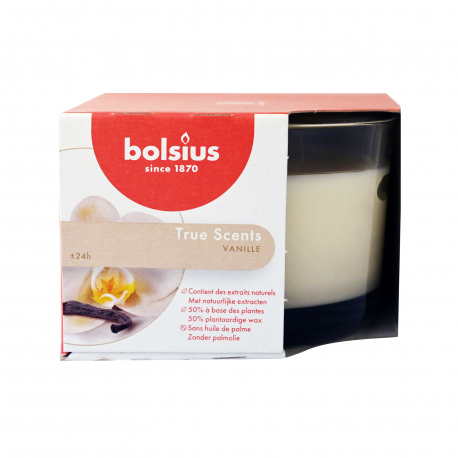 Bolsius κερί αρωματικό 63/90 true scents vanilla