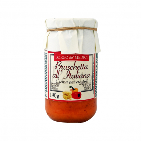 Borgo de medici σάλτσα έτοιμη bruschetta all' italiana για μπρουσκέτα (190g)