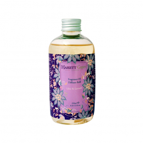 Hassett green ανταλλακτικό αρωματικό χώρου diffuser lilac & lavender (250ml)