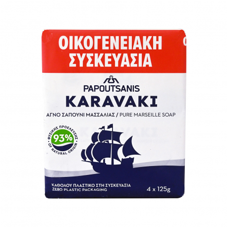 Papoutsanis σαπούνι karavaki (4x125g)