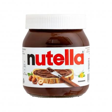 Nutella προϊόν επάλειψης ferrero πραλίνα φουντουκιού με κακάο & γάλα - χωρίς γλουτένη (400g)