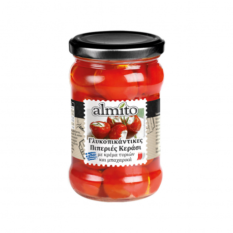 Almito πιπεριές κεράσι γλυκοπικάντικες με κρέμα τυριών (280g)