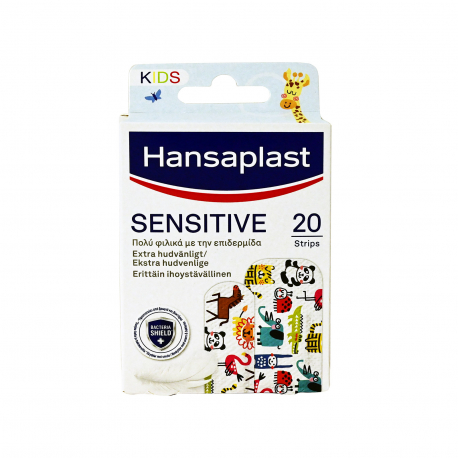 HANSAPLAST ΕΠΙΔΕΣΜΙΚΑ ΠΑΙΔΙΚΑ KIDS SENSITIVE - ANIMALS (20τεμ)