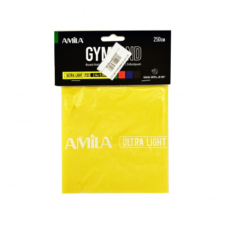 AMILA ΛΑΣΤΙΧΟ ΓΥΜΝΑΣΤΙΚΗΣ GYMBANS ULTRA LIGHT ΚΙΤΡΙΝΟ 