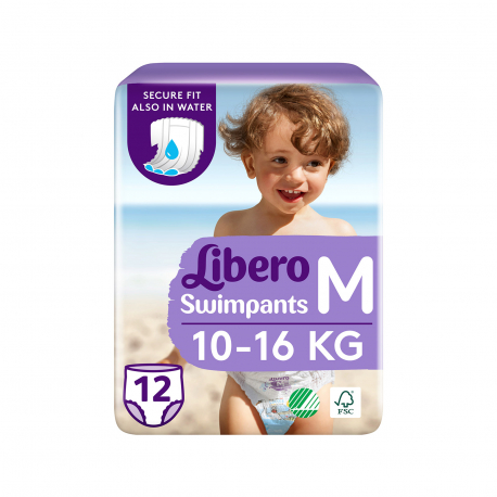 LIBERO ΠΑΝΕΣ ΒΡΑΚΑΚΙ ΘΑΛΑΣΣΗΣ MEDIUM/10-16KG (12τεμ)