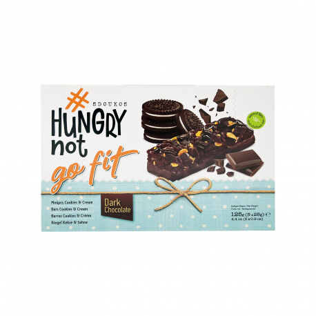 Hungry not μπάρες go fit dark chocolate (5x25g)