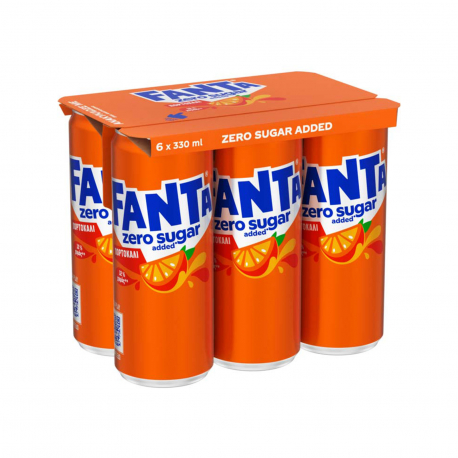 Fanta αναψυκτικό πορτοκαλάδα (6x330ml)