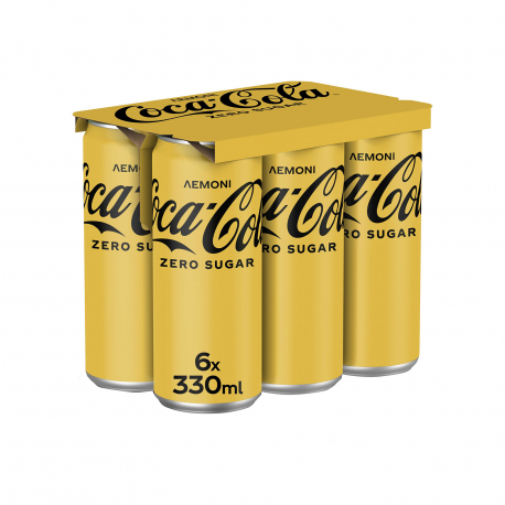 Coca cola αναψυκτικό lemon (6x330ml)
