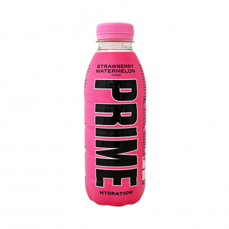 PRIME HYDRATION DRINK STRAWBERRY - WATERMELON - Χωρίς καφεΐνη (500ml)